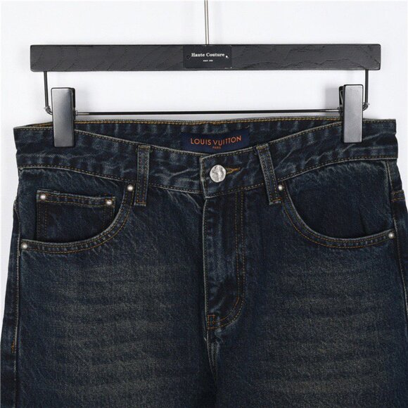 LOUIS VUITTON tool embroidered jeans s - Picture 3 of 9